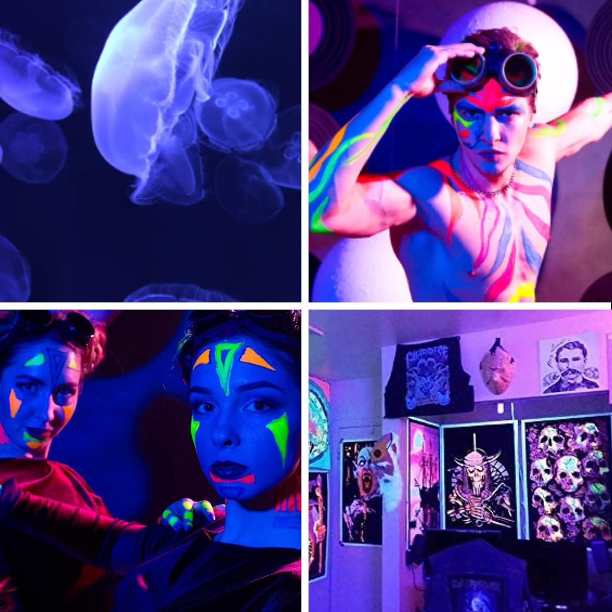 UV Curing Lamp Black Light Halloween Party 587