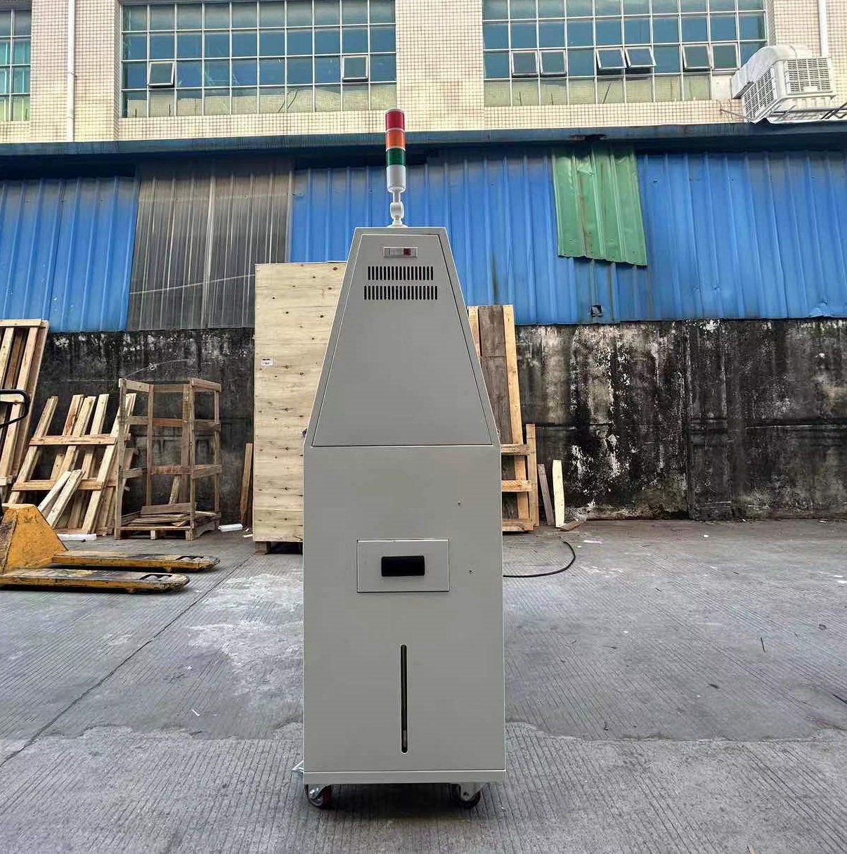HZ-2008 Compact UV Weathering Tower | 0.1-1.5W/m&sup2; Adjustable Intensity | Real-Time UV Dose Monitoring | Textile Color Fastness