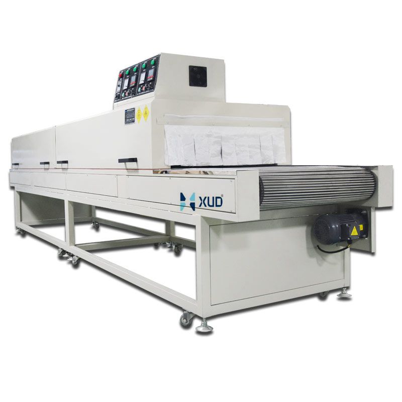 Factory Price 200c Metal Tunnel Drying Oven Infrared Silk Screen Printing Conveyor Mesh Belt Dryer