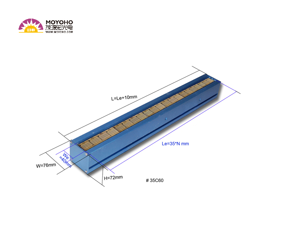 Uv Led Uv Curing System Led Lamp 395nm Uv Led Light Curing Systems. for Flexo Label Printing