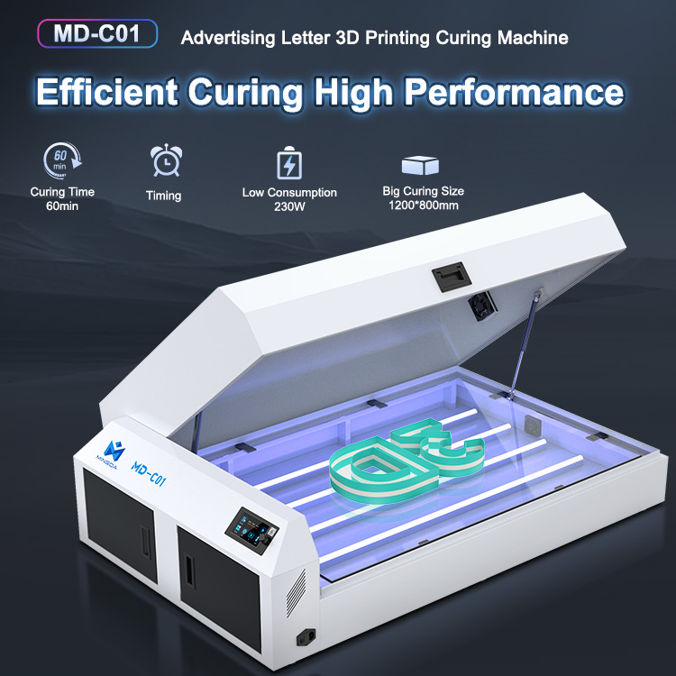 2026 Mingda LED UV Curing Machine for Acrylic 1200*800mm Mini Led Uv Light Cure Curing Machine for 3d Sign Printer