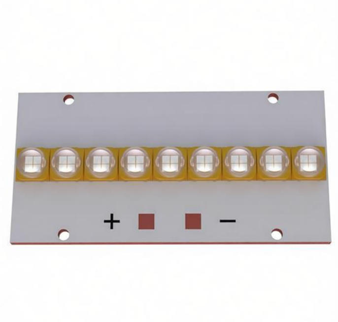 Custom High Power UVA LED Curing Module 365nm - 405nm Copper Base PCB with Lens for Printing Ink Curing Industrial UV Curing