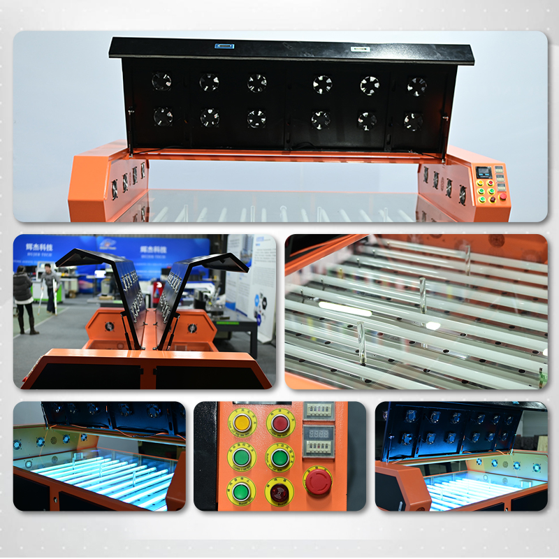 AOK-DG2516 AOKAI CNC Hot Sell UV LED Curing Machine Orange Button Control for 3D Acrylic Letter Epoxy Resin