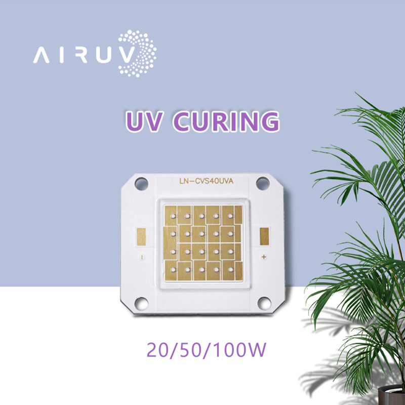 3D Printer Exposure Machines UV Curing LED Growing Market 365nm 385nm 395nm Customized 20w 4046 Series UVA LED Chips COB