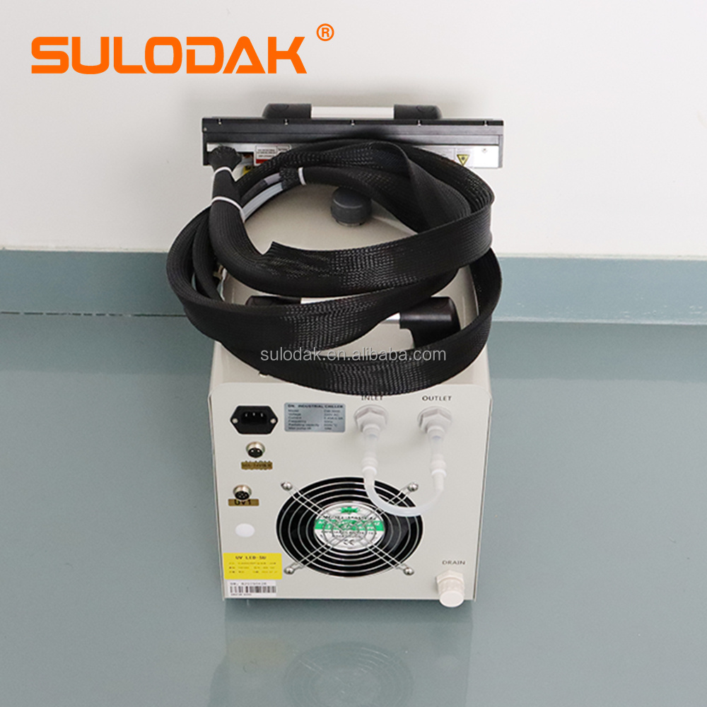 SULODAK UV LED Curing System 600W 395nm 300mm Length Aluminum Alloy Water Cooling Industrial Medical Office Use UV Ink Drying