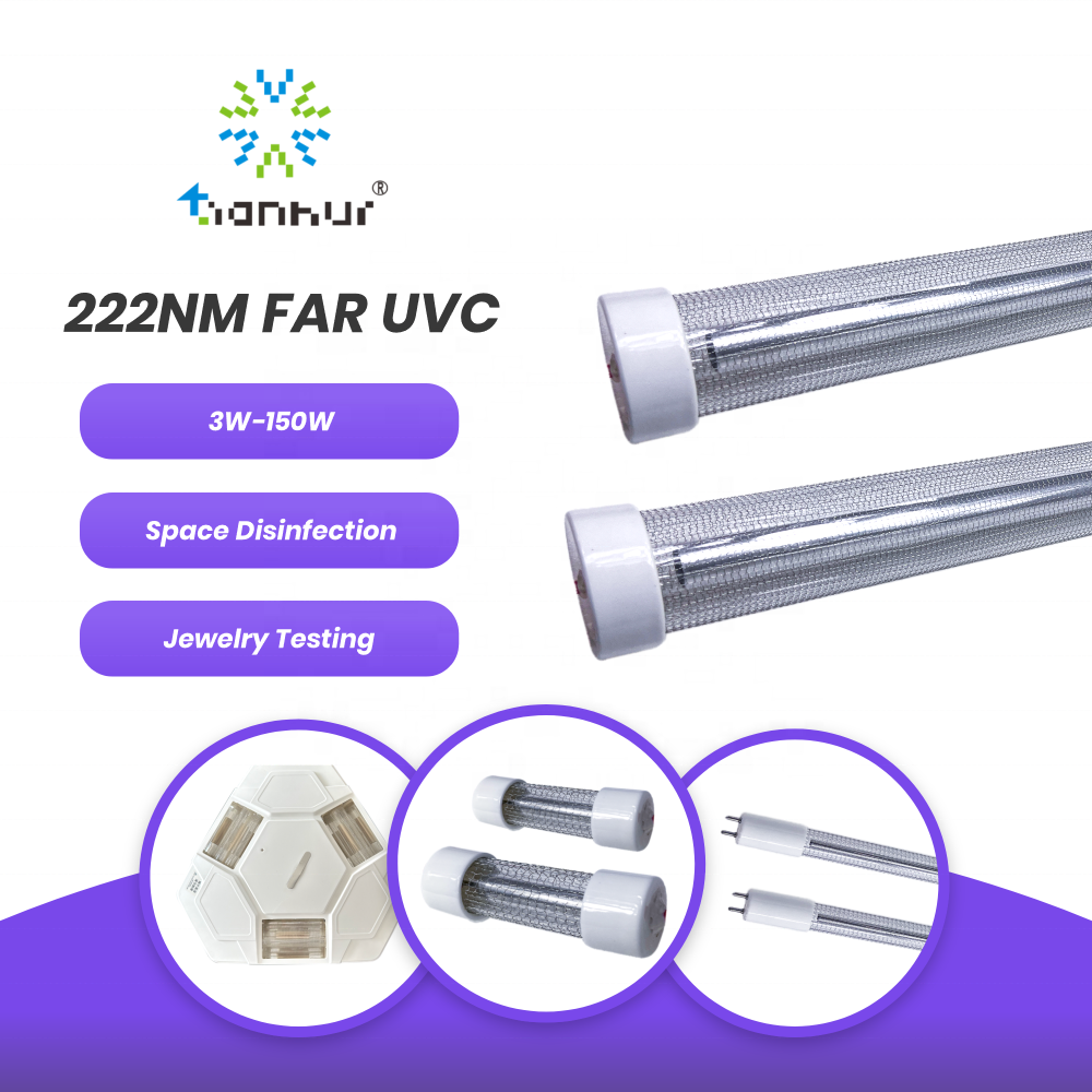 Professional Safe Far-UVC 222nm And 254nm Germicidal Lamp