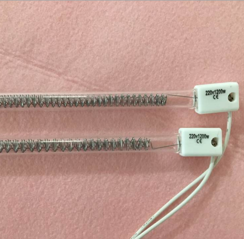 565mm 240v1500w Screen Printing Flash Cures Lamp Halogen Quartz Tube For Flash Dryer