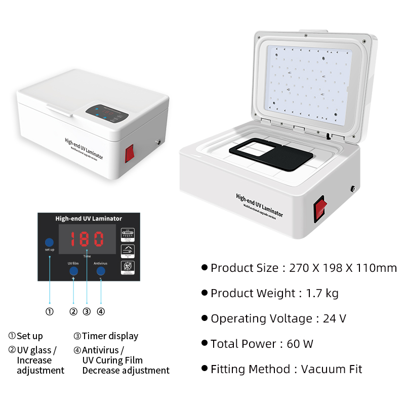 UV Film Curing Bonding Machine Uv Led Machine for Curing Uv Screen Protector