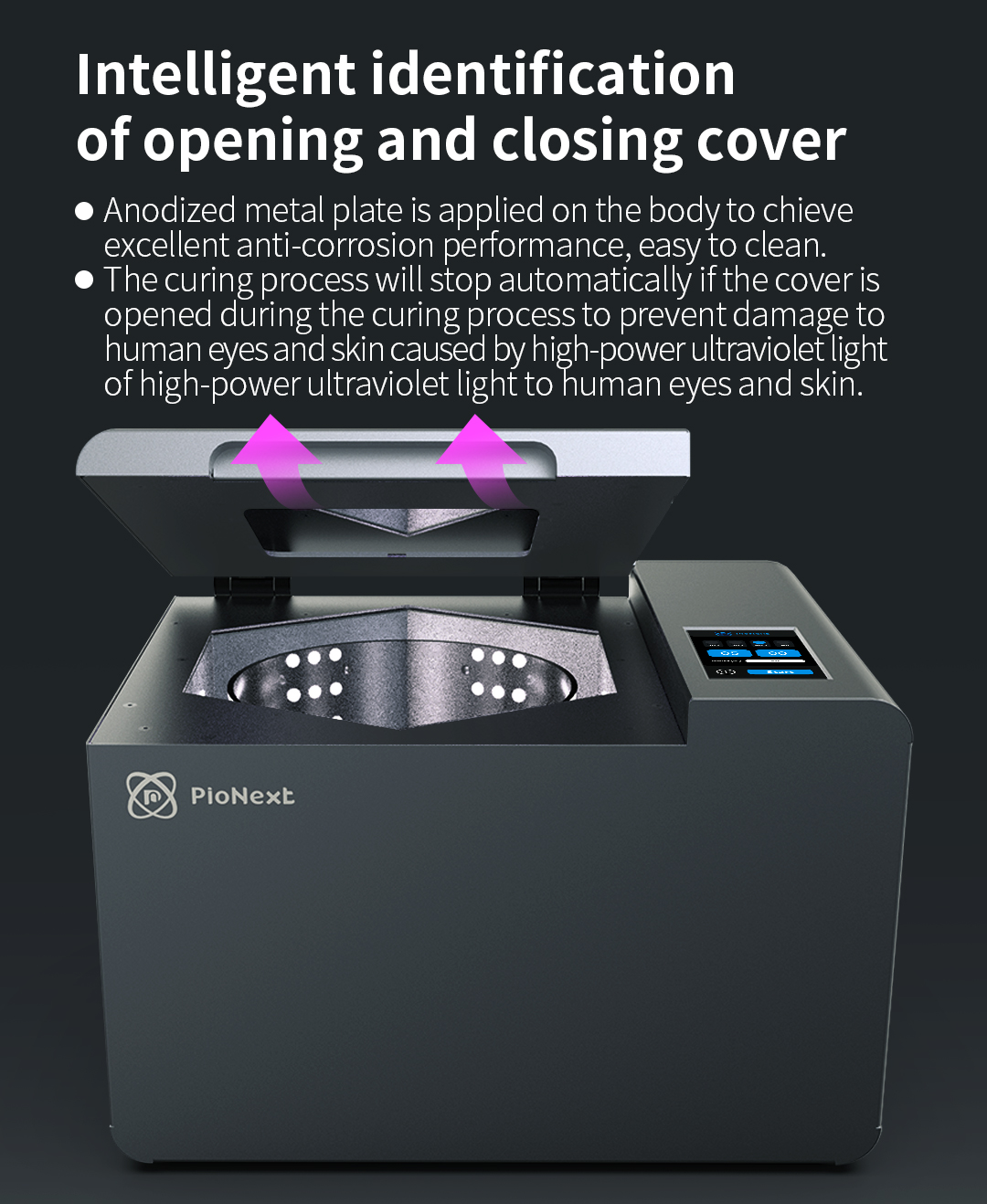 UV Curing Machine Chamber Space