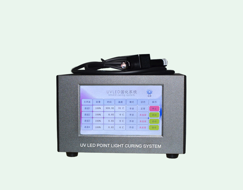 UV LED Area Curing Source for Precision Electronics &amp; Semiconductor Assembly , Adhesive Dispensing Curing System