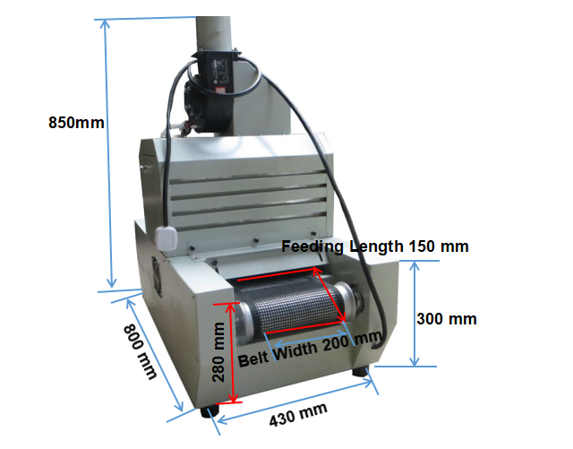 High Quality UV LED Curing UV Conveyor Machine