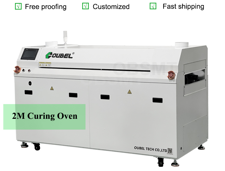 Curing oven features