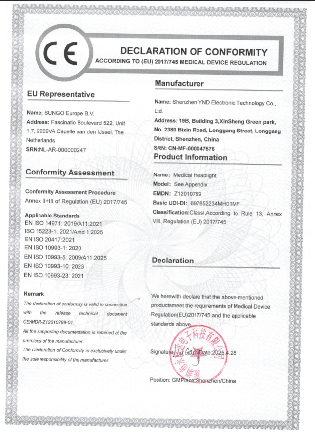Product Certifications