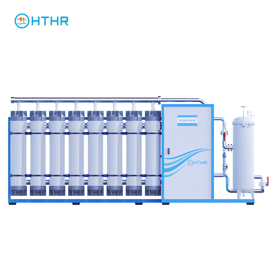 Industrial Ultrafiltration System , PVDF Hollow Fiber UF Membrane For Water Purification