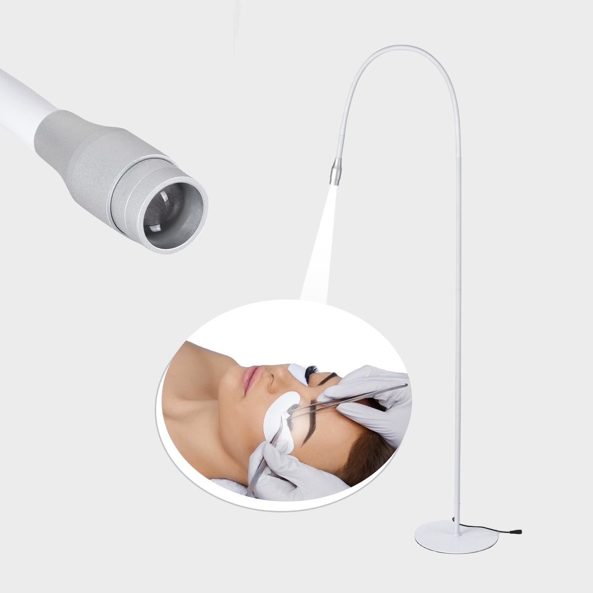UV Eyelash System Set LED Lamp , CE RoHS REACH, OEM Private Label for Salons Curing Glue