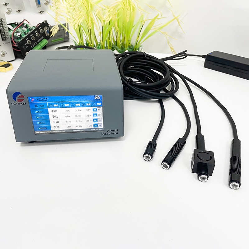 High-Efficiency UVA LED Curing System 365nm 385NM 405NM with Air Cooling Technology New 1 Year Warranty Quartz Glass Lens