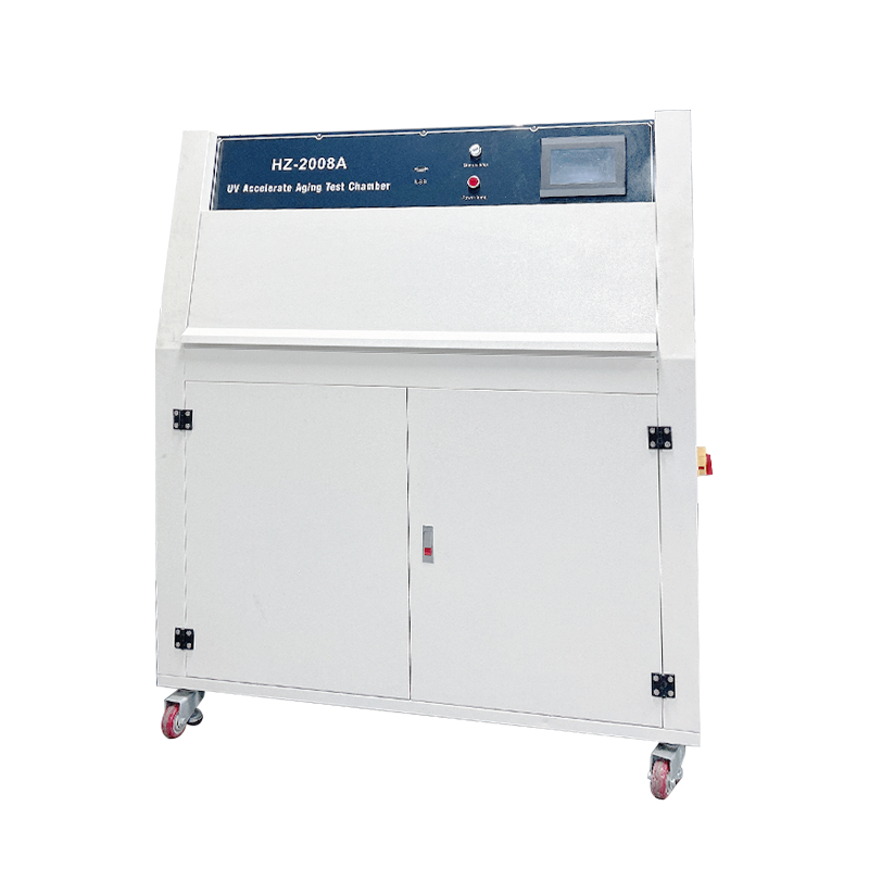 HZ-2008 Compact UV Weathering Tower | 0.1-1.5W/m&sup2; Adjustable Intensity | Real-Time UV Dose Monitoring | Textile Color Fastness