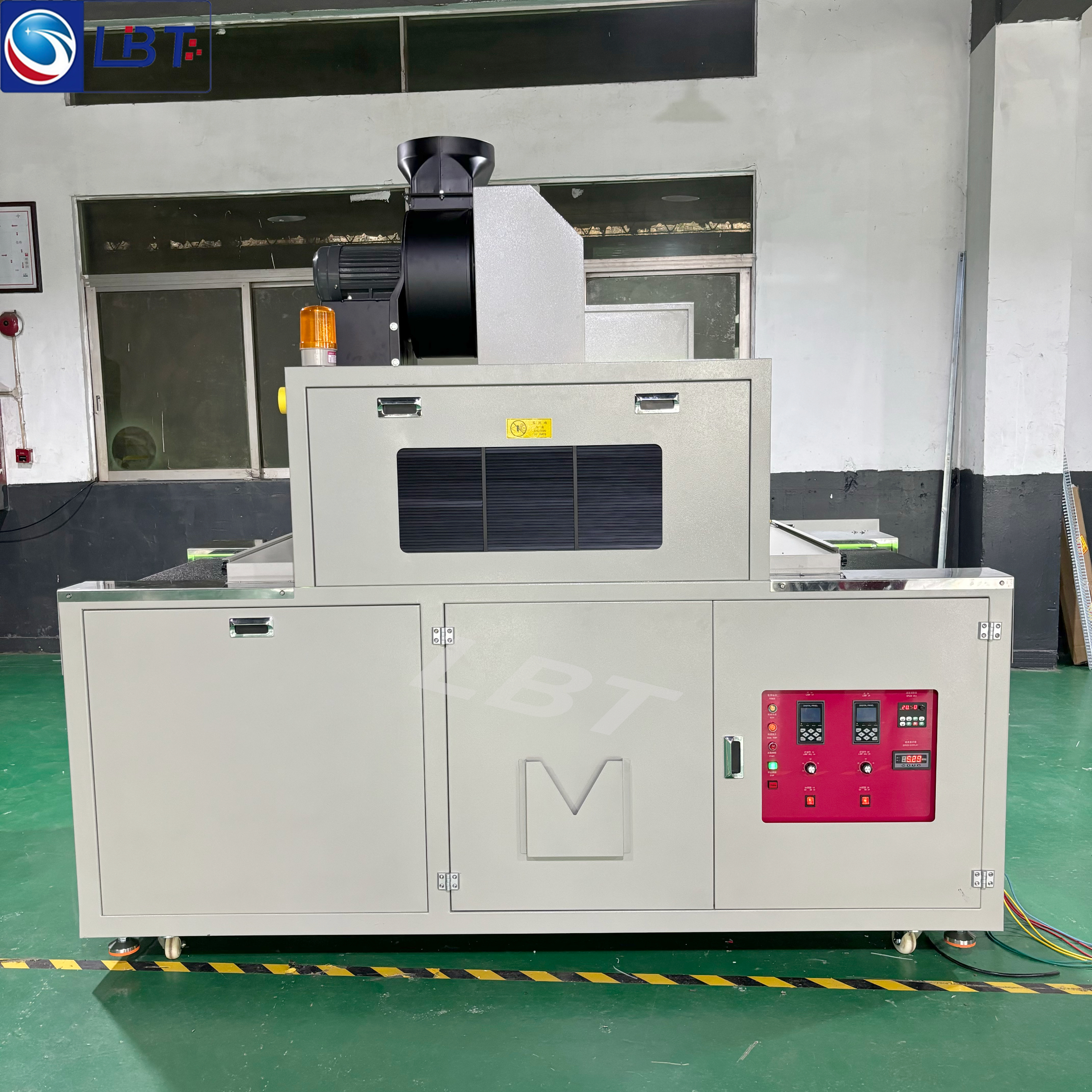 LED UV Conveyor Curing Tunnel Machine, Automatic Belt UV Dryer for PCB Coating, Adhesive Resin Ultraviolet Curing Furnace