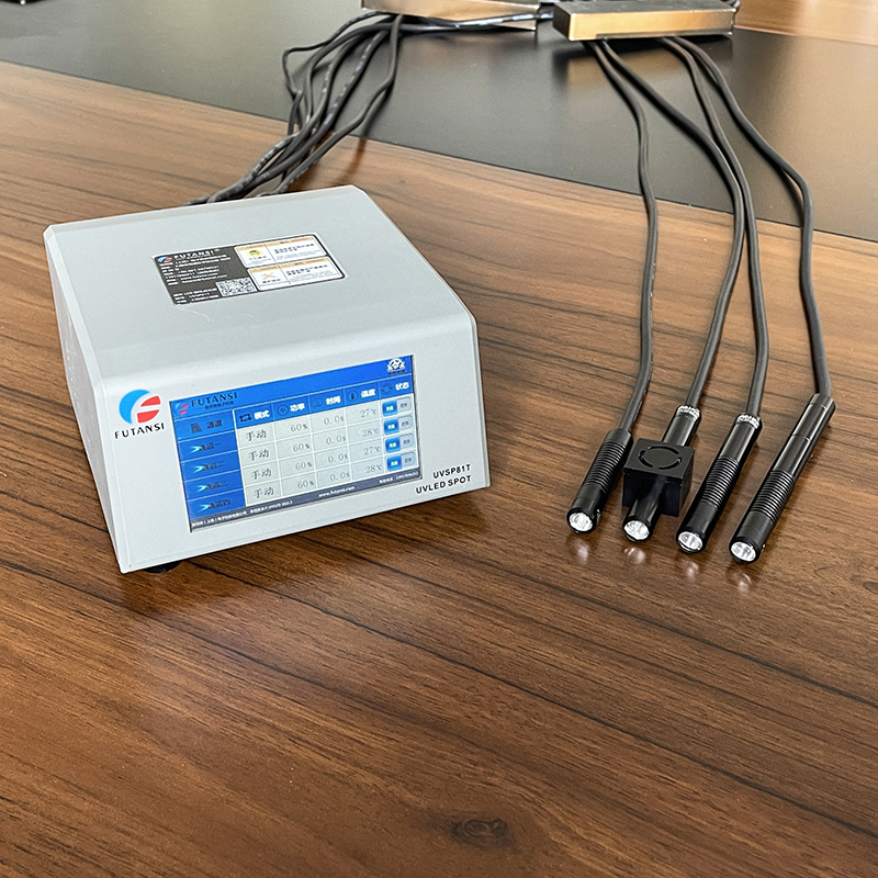 Futansi UV LED 365NM 500W 220V Industrial Spot Curing System with Fan-Cooling and 1 Year Warranty for Industrial Applications