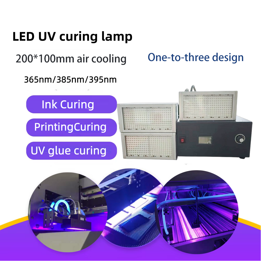 Premium UV LED Ink Curing Machine with 365-395nm Wavelength and 18-20 W/cm Intensity for Flexo Printing