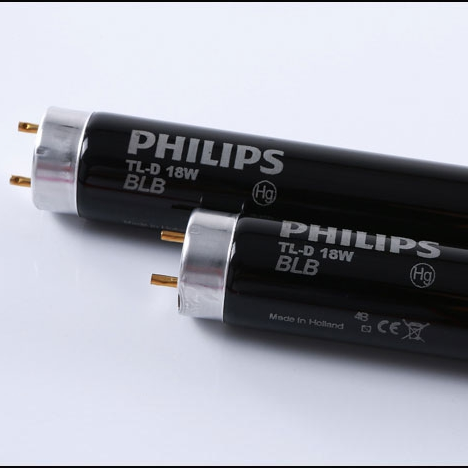 Philips TL-D 18WBLB Fluorescent Lamp Energy Saving For Flaw Detection 18W Black UV Purple Light BLB