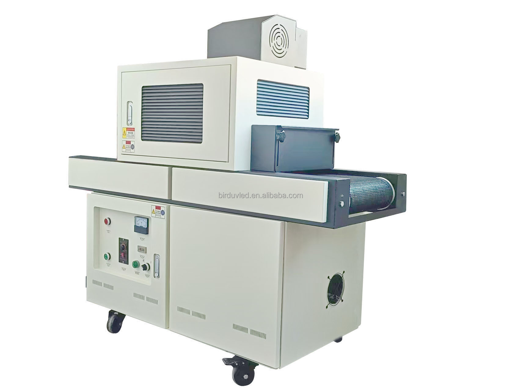 Fan Cooling UV LED Curing Machine Ink Glue Drying Machine Stainless Steel Wire Belt Chain Plate Powder Coating Conveyor Machine