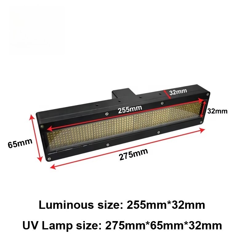 JINGLEIKE 1500W Water-Cooled Aluminum LED UV Curing Module with Rapid Heat Dissipation for UV Ink