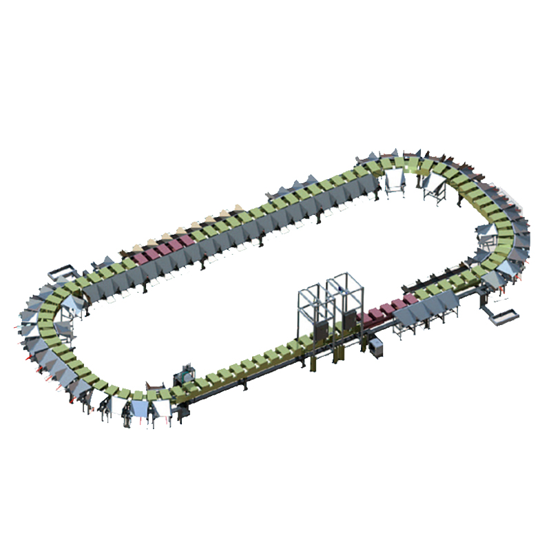 VPAI Design And Production Supported Warehouse Conveyor Belt Cross Belt Sorter For E Commerce Fulfillment Hubs