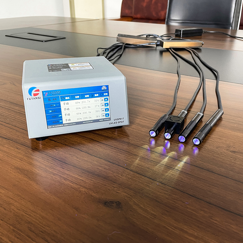 Futansi UV LED 365NM 500W 220V Industrial Spot Curing System with Fan-Cooling and 1 Year Warranty for Industrial Applications