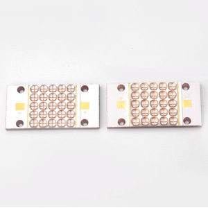 Chip COB UVA Array Lamp 365nm 385nm 395nm 405nm 100W 200W 300W UV LED Module for 3d Printer UV LED Curing