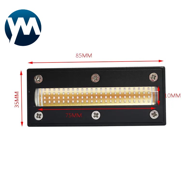 Uv Curing Head Uv Lamp 200W 395nm COB UV LED Curing System for Printer Inkjet Flat/Label/Offset/Screen Printer