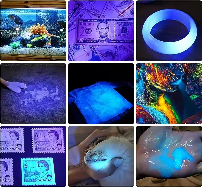 Powerful Zoom UV Flashlight battery installation