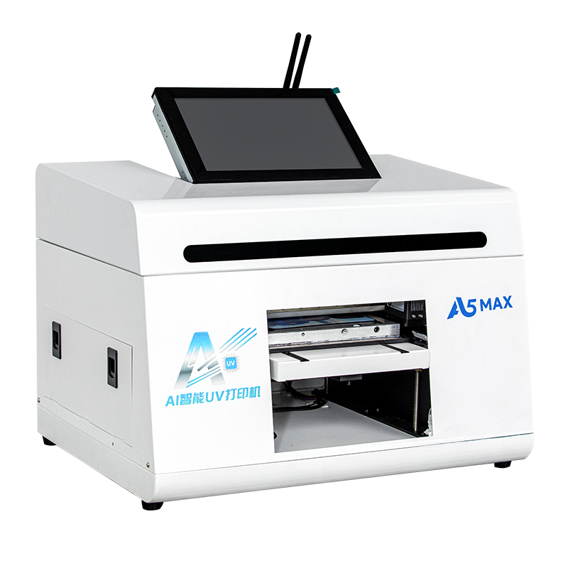 New A5 UV Printer With AI Scan Function For Notebook Covers, Phone Cases And Small Gift Boxes Custom Printing