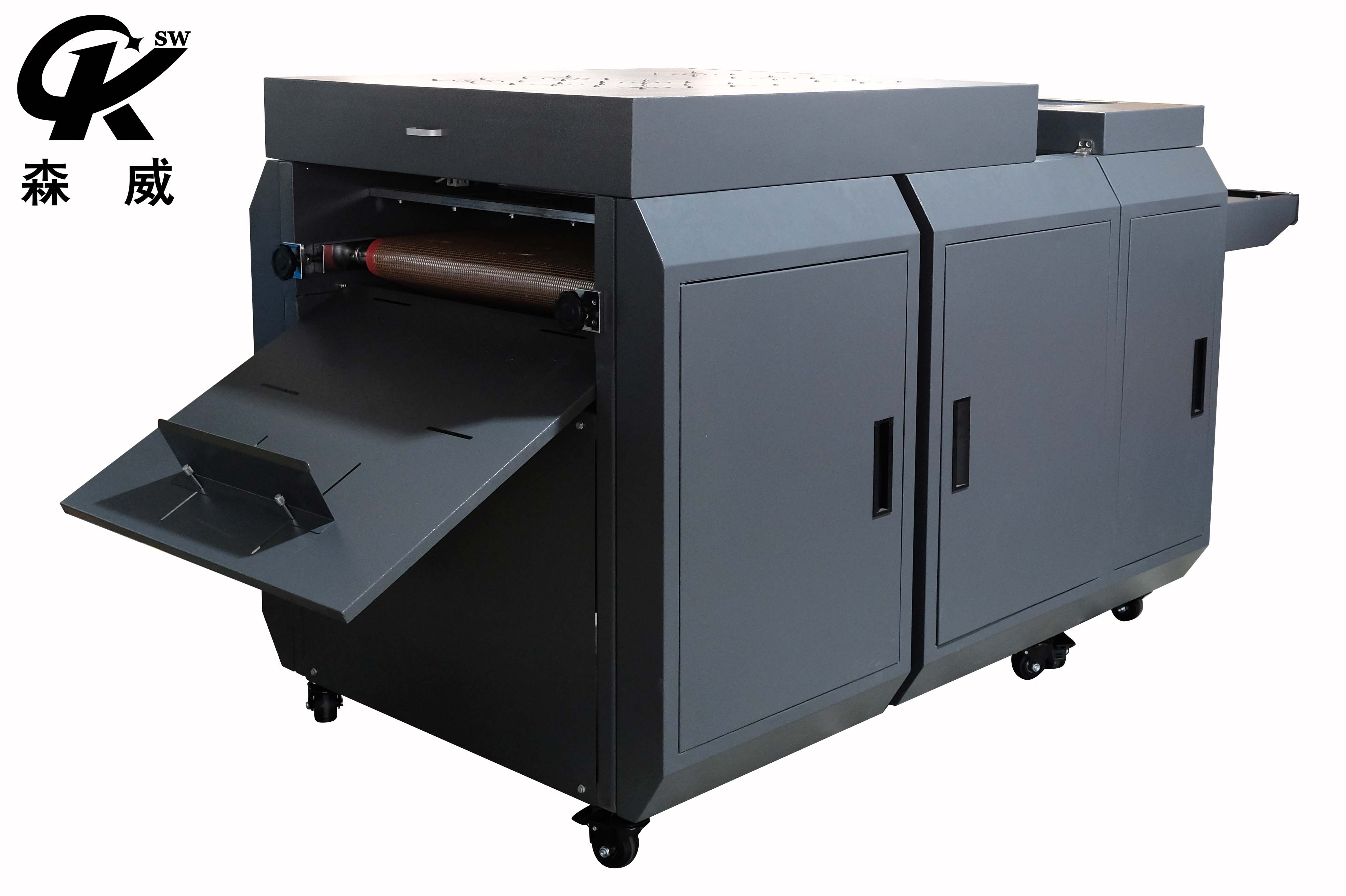 SWUV-580 UV Coating &amp; Coating Machine Max 560x890mm UV Varnishing Curing Equipment For Carton &amp; Paper Bags