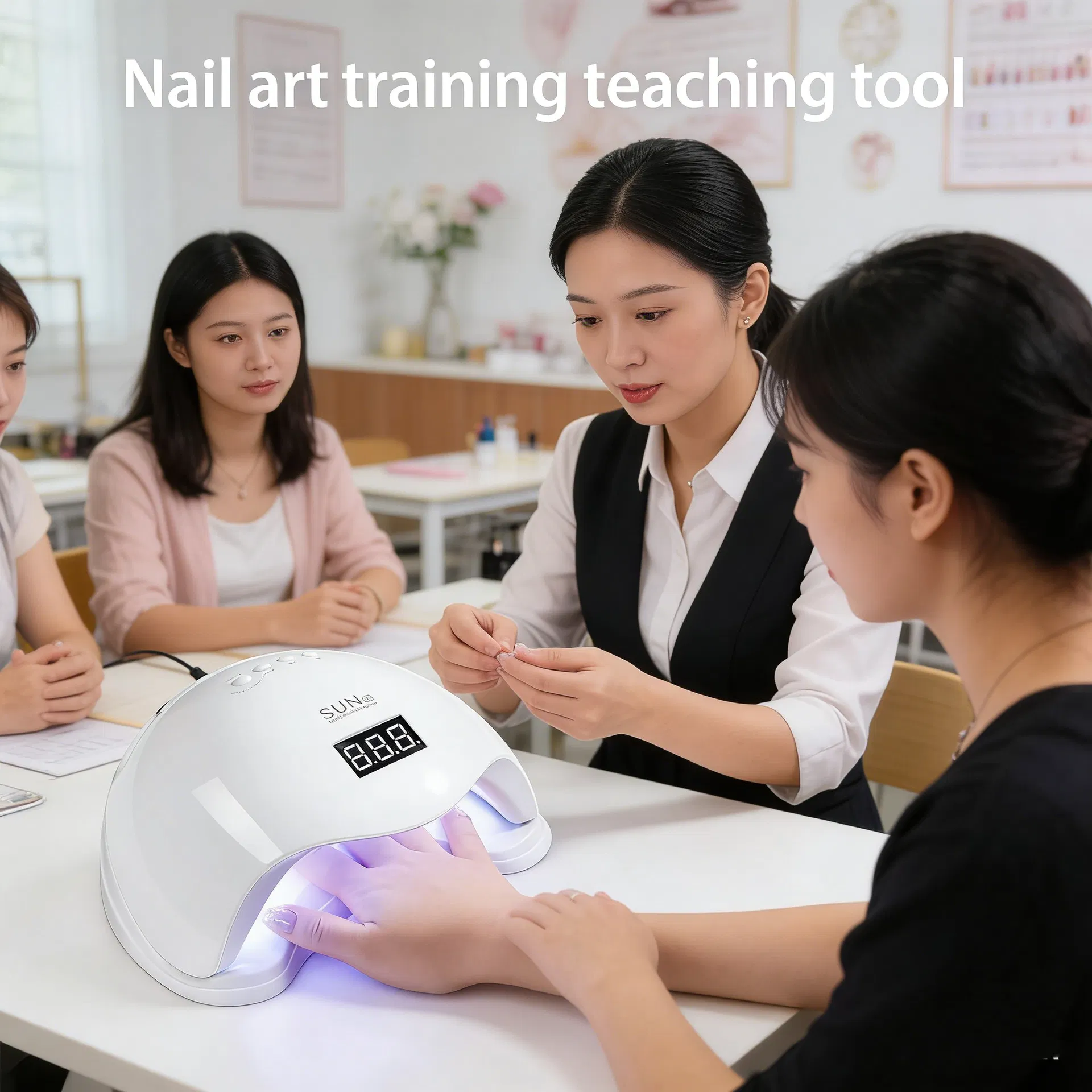 48W Nail Art Lamp, Nail Light Therapy Lamp, No Blackening Hands, Intelligent Sensing