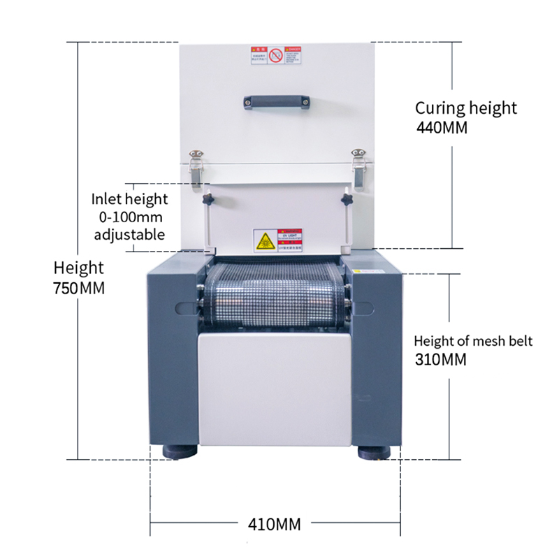 RX200-LED UV LED Curing Machine Low Temperature Energy Saving UV Drying Equipment UVA 395nm Glue Dryer