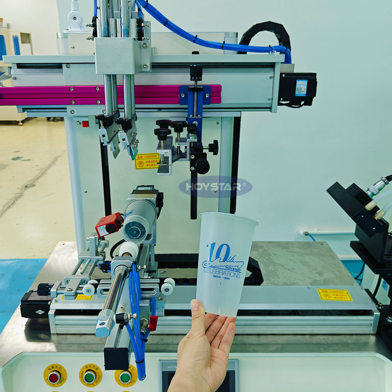 Automatic LED UV Curing Screen Printing Machine for Cups/Bottles/Cosmetic Container