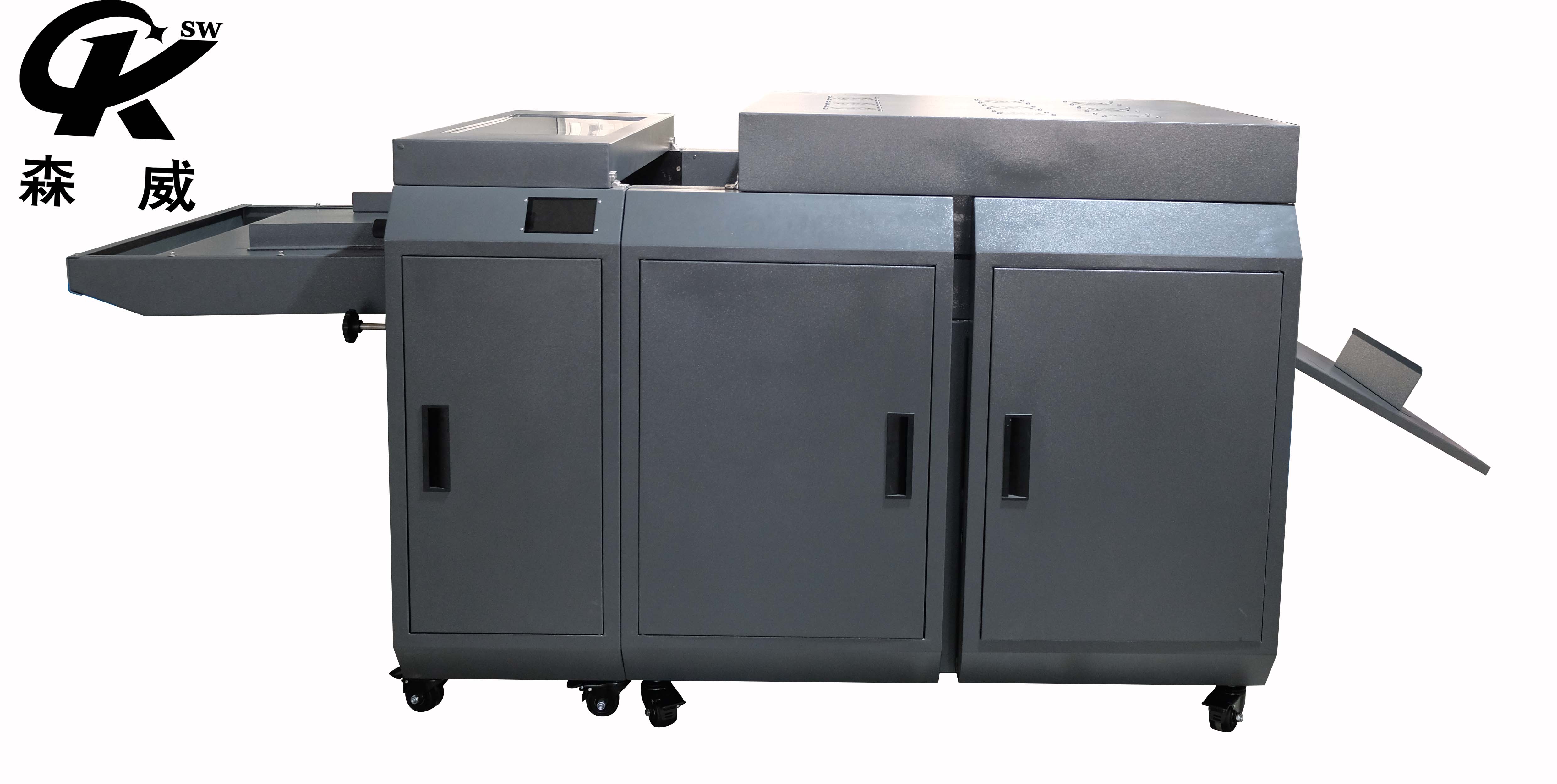 SWUV-580 UV Coating &amp; Coating Machine Max 560x890mm UV Varnishing Curing Equipment For Carton &amp; Paper Bags