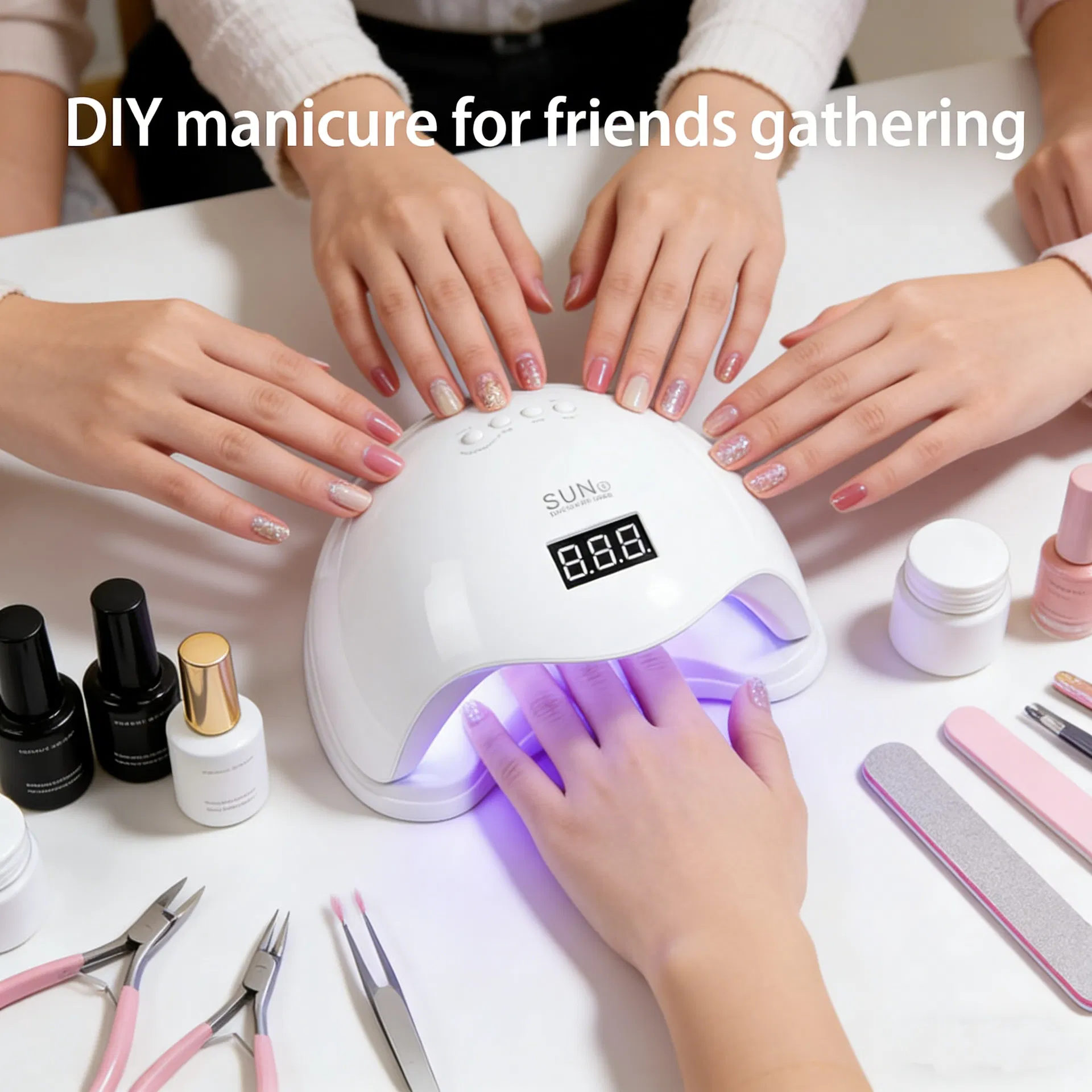 48W Nail Art Lamp, Nail Light Therapy Lamp, No Blackening Hands, Intelligent Sensing