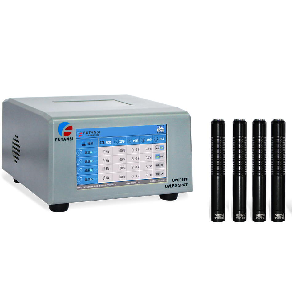 High-Efficiency UVA LED Curing System 365nm 385NM 405NM with Air Cooling Technology New 1 Year Warranty Quartz Glass Lens