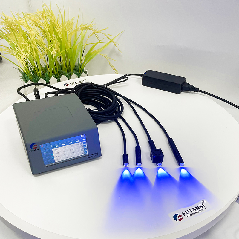 High-Efficiency UVA LED Curing System 365nm 385NM 405NM with Air Cooling Technology New 1 Year Warranty Quartz Glass Lens