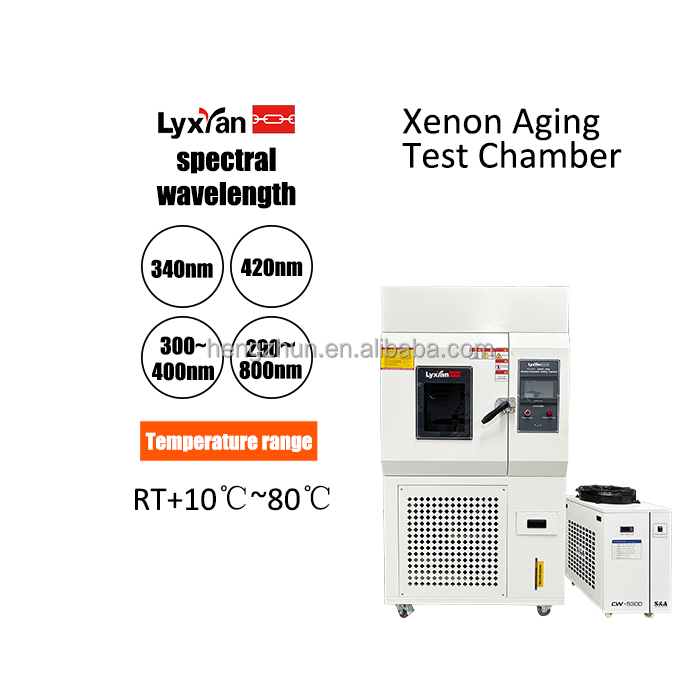 Lixian Brand ISO105B02 Spectral Wavelength 290nm To 800nm Fabric Xenon Lamp Aging For Test Chamber Equipment 220V 1 Year Warrant