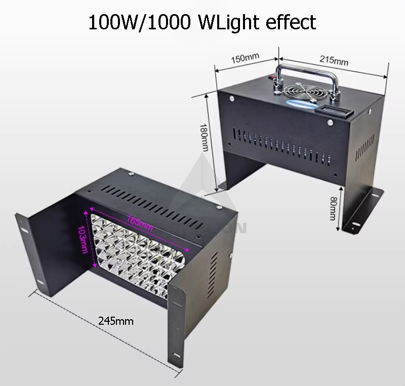 UV LED curing unit interface