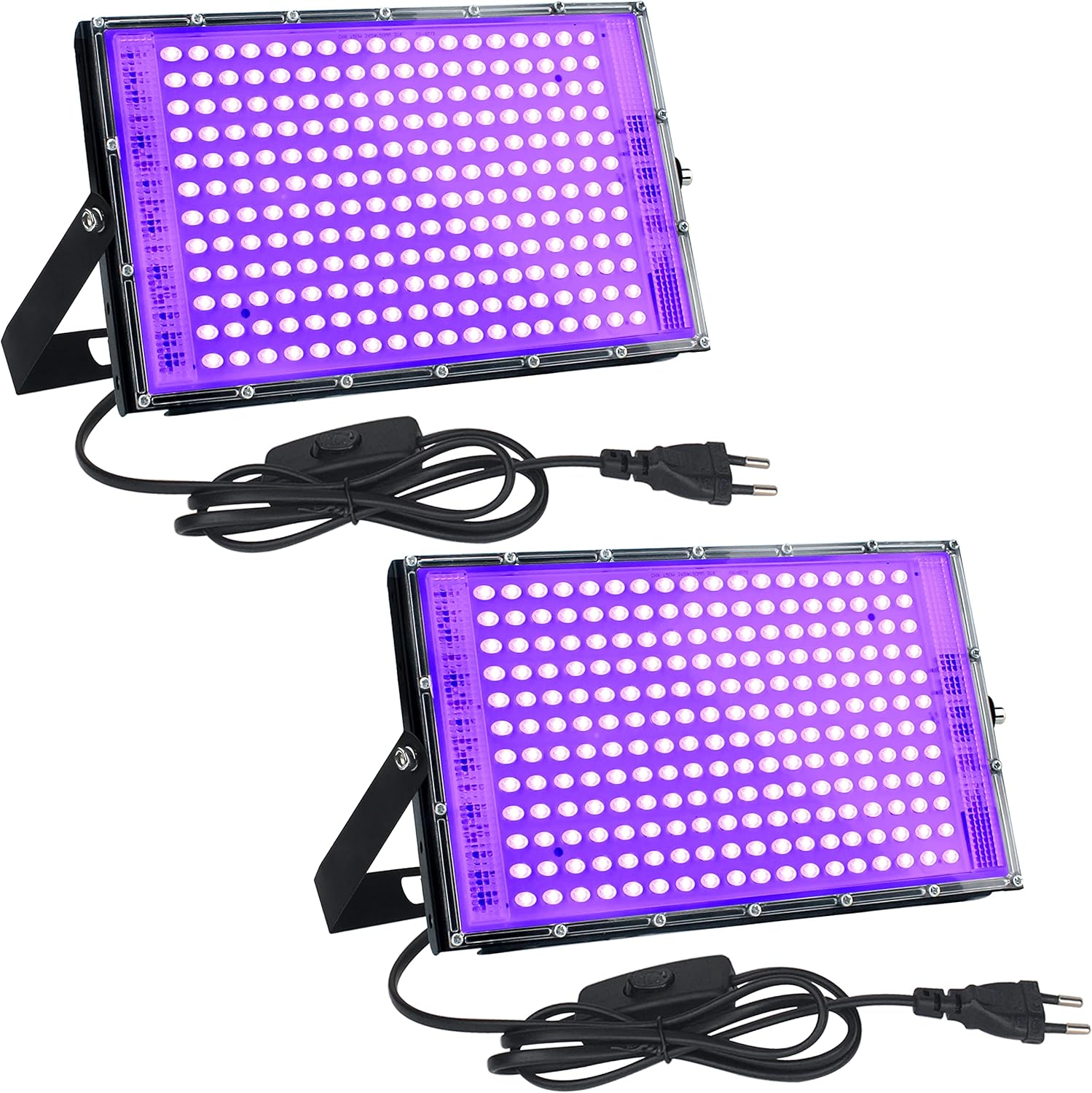 Powerful 50W - 400W LED UV Black Light UV Floodlight Spotlight IP66 395nm UV Curing Lamp Black Light for Halloween Glow Party