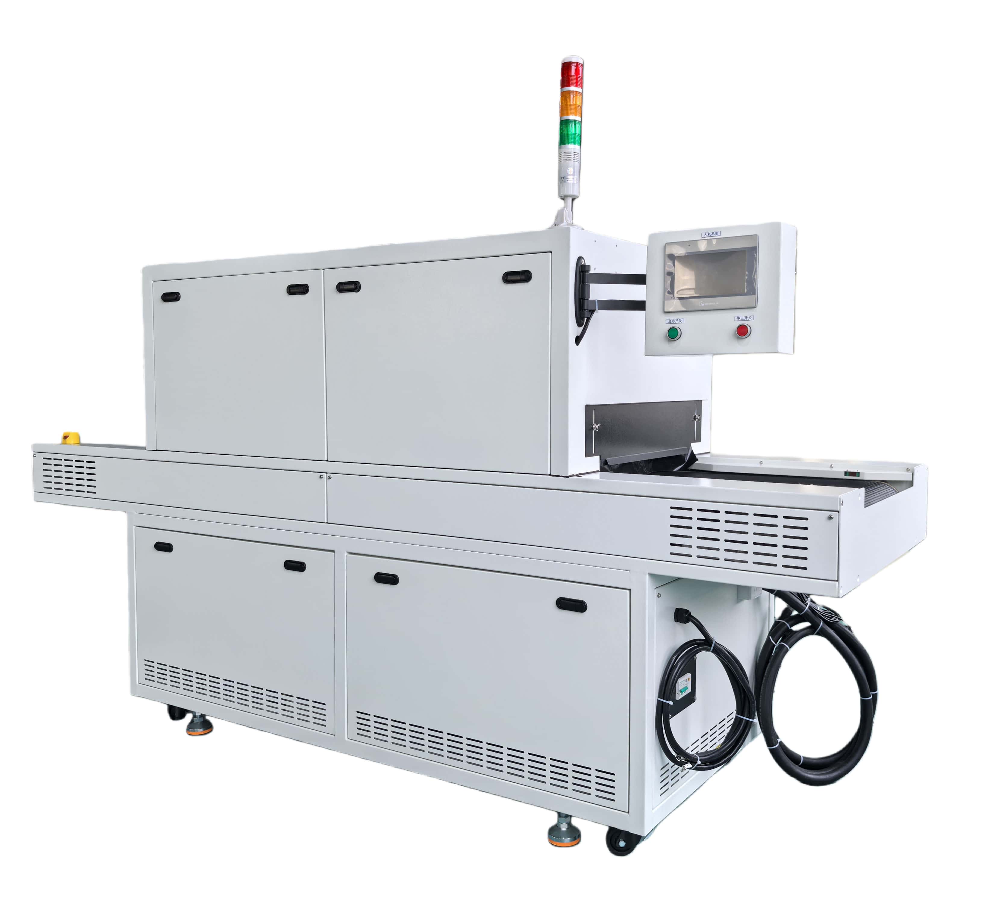 Water-Cooled or Air-Cooled LED UV Curing Unit | Customizable Light Size for Flexible Production Lines