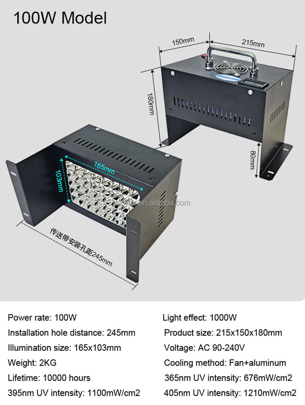 100 Watt LED UV Coating Machine Product Photo 2