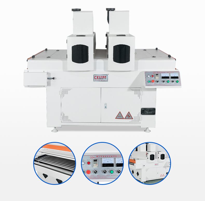 Double Lamp UV Tunnel Dryer UV LED Curing Machine Coating Varnish Uv Machine