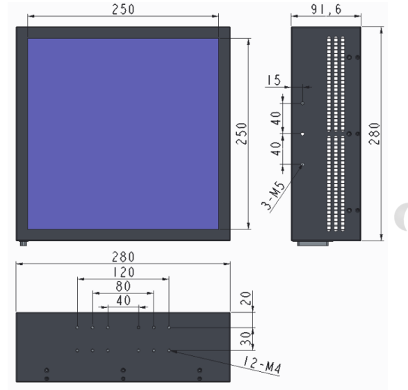 Wafer Film Degumming Equipment Air-Cooled LED UV Light Curing Oven Controller Screen