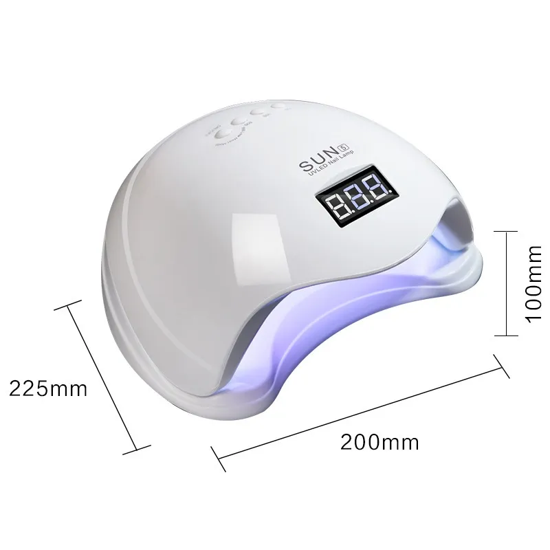 48W Nail Art Lamp, Nail Light Therapy Lamp, No Blackening Hands, Intelligent Sensing