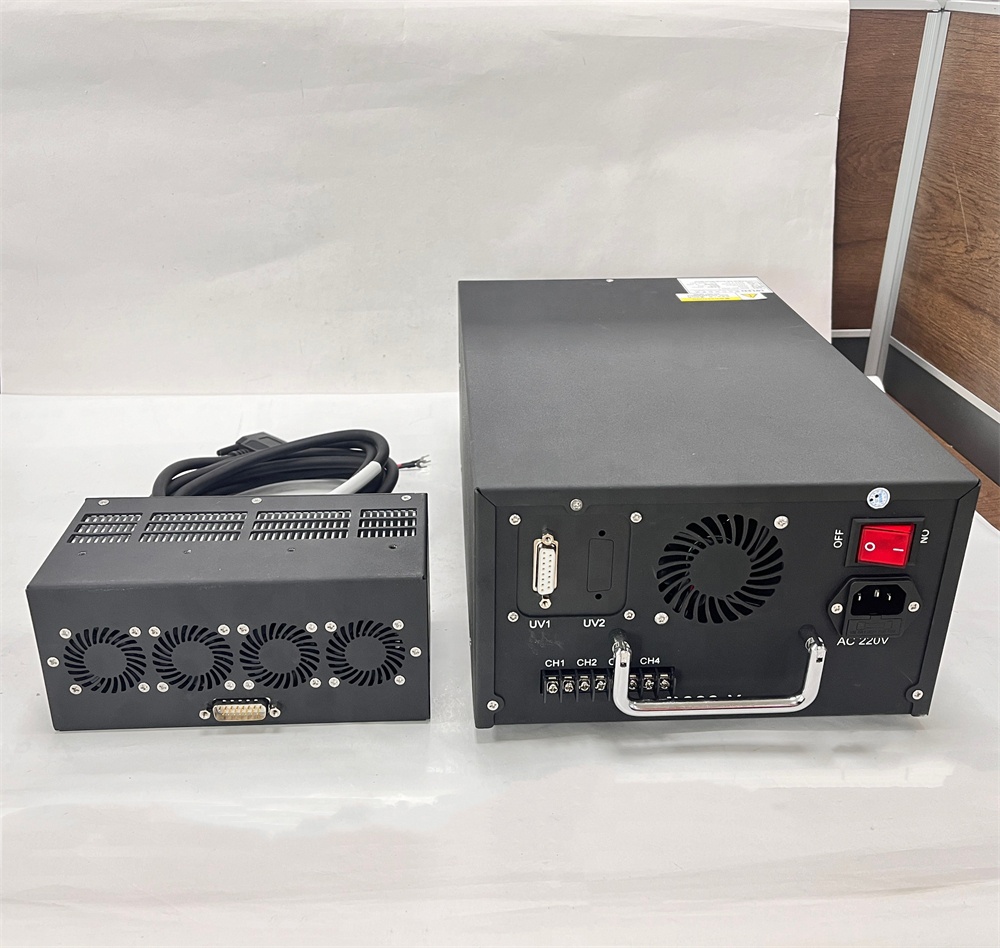 Fan Cooled Uv Led Curing System Surface Light Source Curing Lamp 200W LED Ultraviolet Lamps for UV Glue Ink Paint Resin Dry